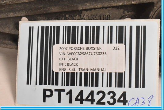 05-08 Porsche Boxster Rear Lower Control Arm 99634134108 Oem