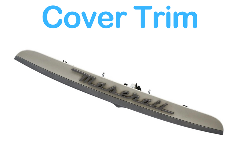 Load image into Gallery viewer, 14-17 Maserati Ghibli Rear Trunk License Plate Light Cover Trim 670010759 OEM
