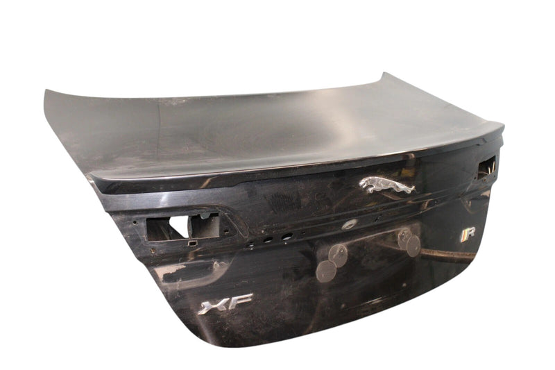 Load image into Gallery viewer, 12-15 Jaguar XF XFR X250 Rear Trunk Deck Lid Tail Light Gate Spoiler Black Oem
