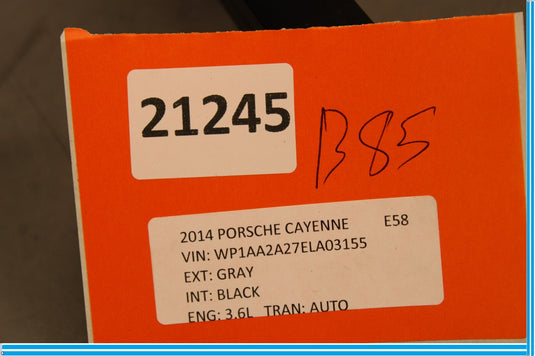 11-18 Porsche Cayenne Rear Right Passenger Side Door Quarter Glass Window Oem