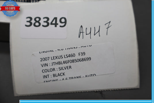 07-12 Lexus XF40 LS460 Front Left Seat Climate Control Module 85861-50201 Oem