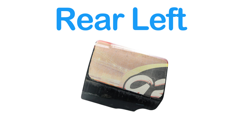 Load image into Gallery viewer, 03-09 Hummer H2 Rear Left Driver Side Door Window Auto Glass 15189208 Oem
