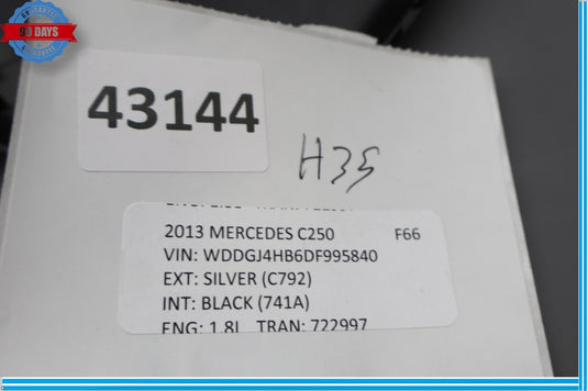 08-14 Mercedes C250 C350 W204 Left Side Dashboard Dash Board Trim Panel Oem