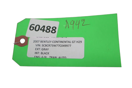 06-13 Bentley Continental GT Front Windshield Rain Sensor Module Unit Oem