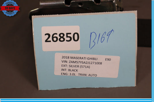 14-18 Maserati Ghibli Rear Center Seat Belt Retractor 6700174400 Oem