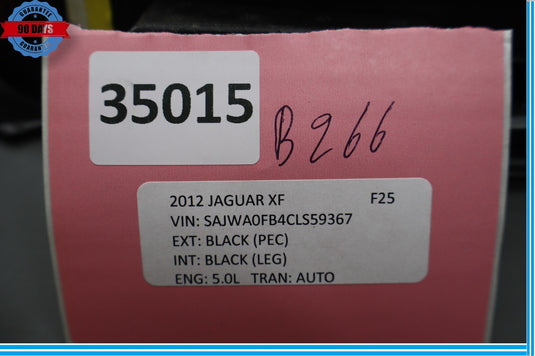 09-15 Jaguar XF XFR Rear Right Side Door Scuff Sill Trim Plate Cover Oem