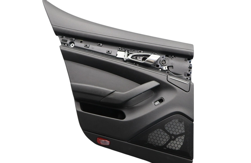 Load image into Gallery viewer, 10-16 Porsche Panamera 970 Rear Left side Interior Door Panel Cover Black Oem
