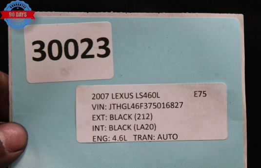 07-12 Lexus LS460L Front Hood Bonnet Cover Shell Panel Assembly 5330150090 OEM