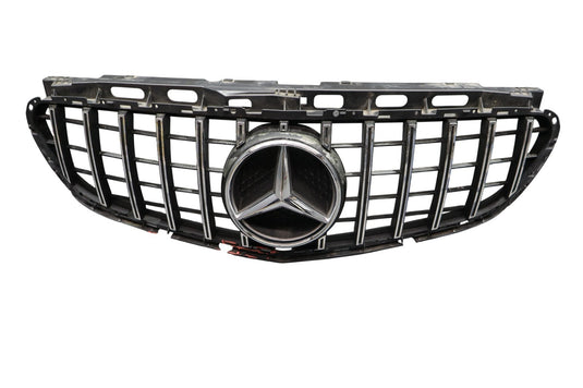 14-16 Mercedes W212 E350 E550 Front Grill Radiator Grille W/ Center Emblem Oem