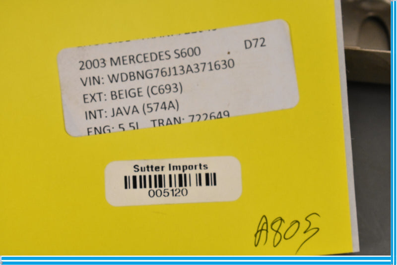 Load image into Gallery viewer, 00-06 Mercedes S500 S600 W220 Fuel Gas Tank Door Lid Cover Oem
