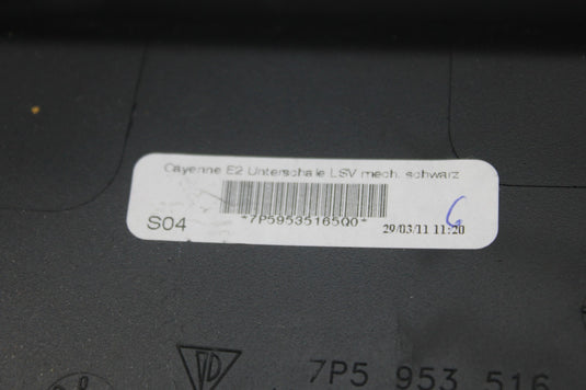 11-14 Porsche Cayenne 958 Steering Column Lower Cover Trim 7P5953516A Oem