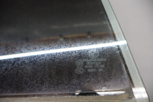 11-16 BMW 528i 535i 550i F10 Rear Right Passenger Side Door Window Glass Oem