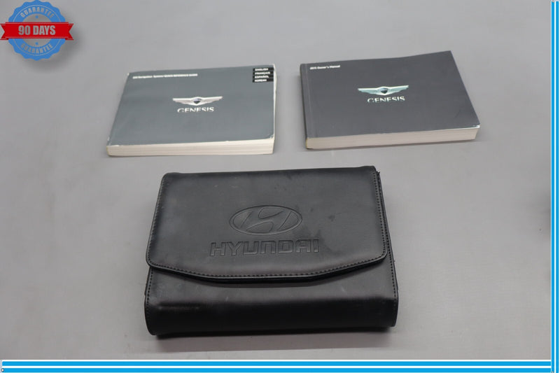 Load image into Gallery viewer, 2015 Hyundai Genesis User Owner Manual Guide Book W/ Case Black Oem
