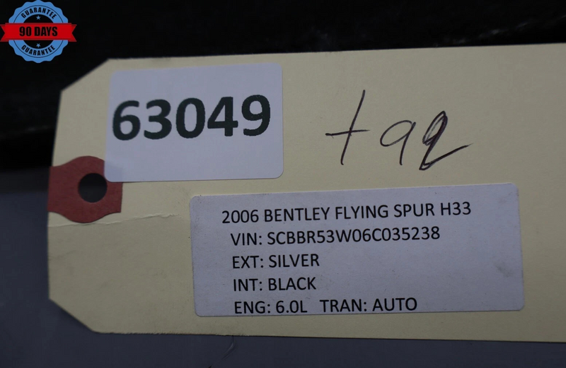 Load image into Gallery viewer, 06-12 Bentley Continental Rear Left Side Trunk Panel Trim Cover 3W5867427 OEM
