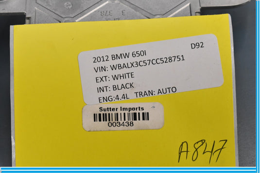 12-18 BMW 650i 640i F12 Antenna Radio Amplifier Control Module Unit Oem