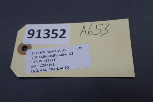 11-13 Hyundai Equus Front Right Passenger Side Door Window Regulator Motor Oem