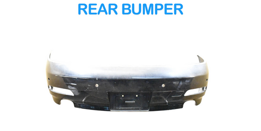 04-07 BMW 645Ci 650i E63 E64 Rear Bumper Cover W/ PDC Black 51127078441 Oem