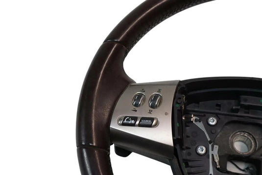 09-11 Jaguar XF X250 Driver Leather Steering Wheel W/ Gear shifter pedal Oem