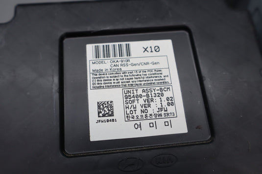 15-17 Hyundai Genesis BCM BCU Body Control Computer Module Unit 95400B1320 Oem