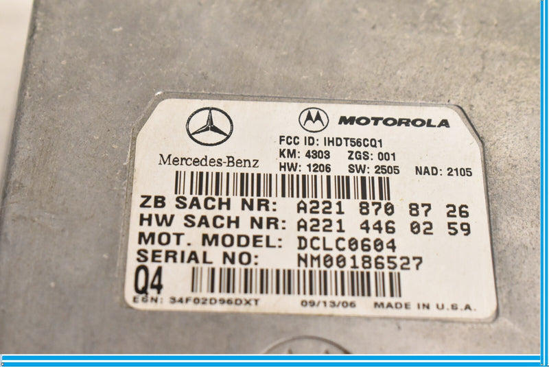 Load image into Gallery viewer, 07-14 Mercedes CL550 CL600 W216 Voice Communication Control Module Oem

