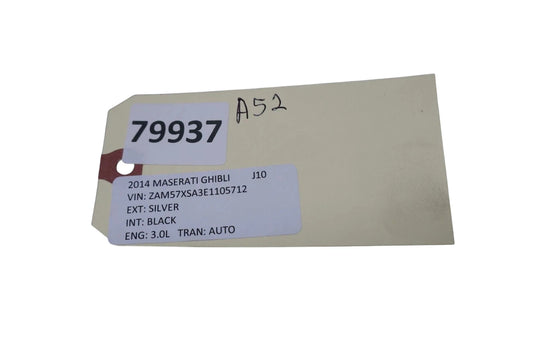 14-22 Maserati Ghibli M157 Rear Fuel Gas Tank Lid Door Cover 670028351 OEM