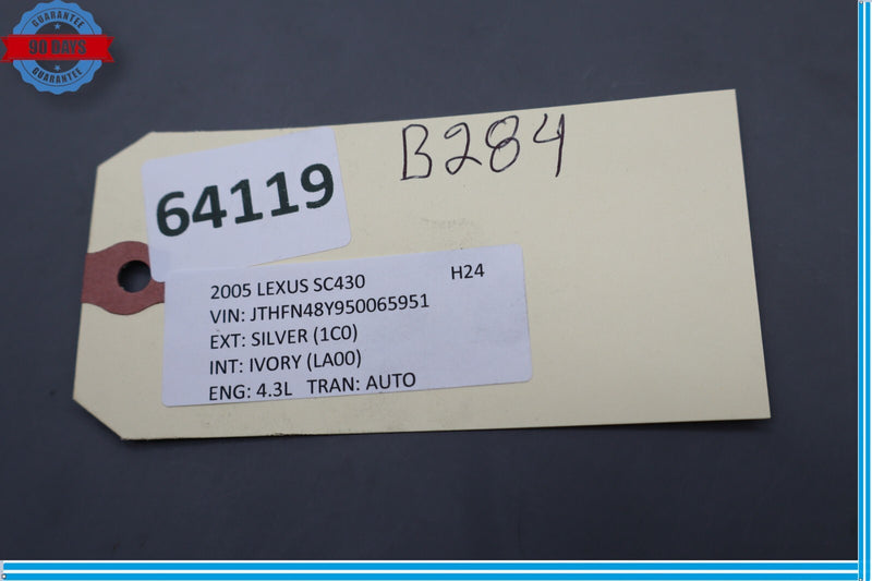 Load image into Gallery viewer, 02-10 Lexus SC430 Z40 Trip Mileage Reset Switch Black 84975-51010 Oem
