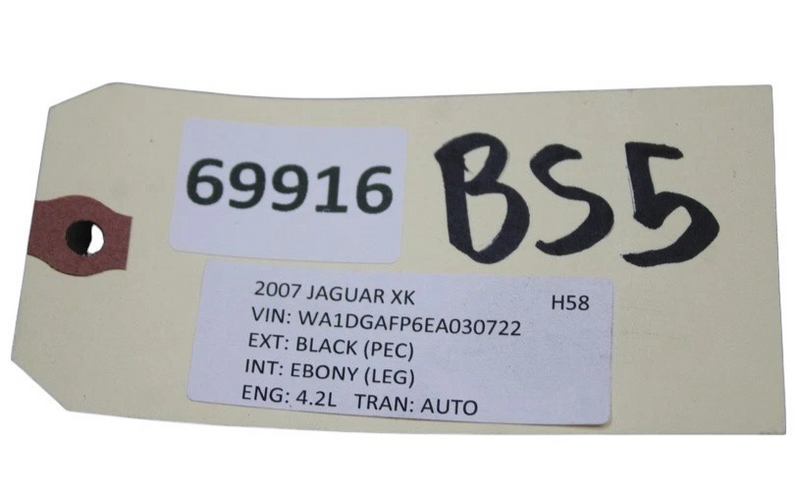 Load image into Gallery viewer, 07-15 Jaguar X150 XKR XK Rear Top Upper Seat Backrest Cushion Black C2P10325 Oem
