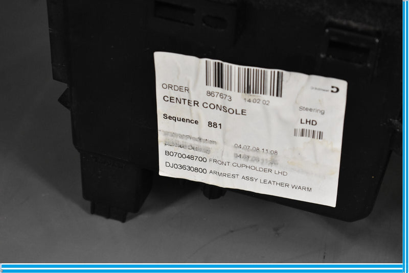 Load image into Gallery viewer, 09-11 Jaguar XF Center Console Base Frame Bracket w/ Armrest Oem

