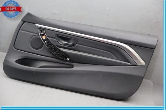 14-20 BMW 428i Front Right Passenger Side Interior Door Panel Cover Black Oem