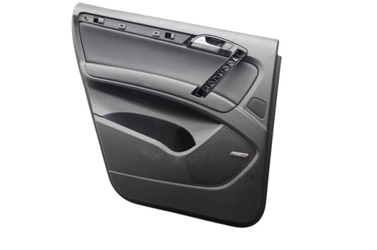 07-15 Audi Q7 4L Rear Left Driver Side Interior Door Panel Black 4L0867305C OEM