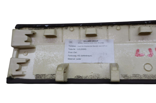 11–18 Audi A8 Quattro Front Left Driver Seat Trim Cover Panel 4H0881328E Oem