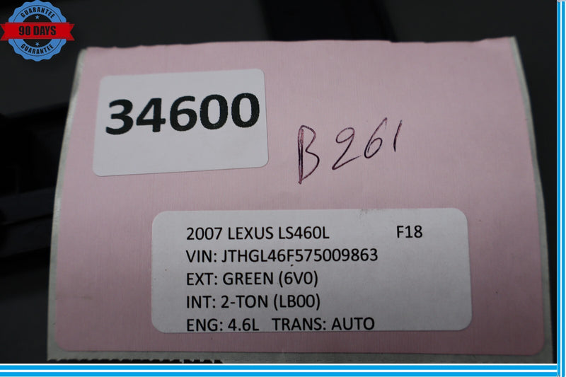Load image into Gallery viewer, 07-12 Lexus LS460 LS460L Rear Power Seat Recline Switch Trim Panel Oem
