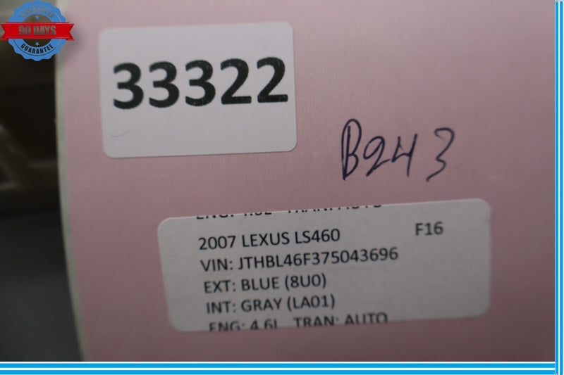 Load image into Gallery viewer, 07-09 Lexus LS460 Rear Trunk Fuse Relay Junction Box Module 8267050120 Oem
