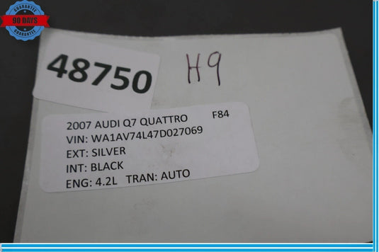 07-12 Audi Q7 4L DVD Changer Navigation Player Receiver GPS Drive 4E0919887D OEM