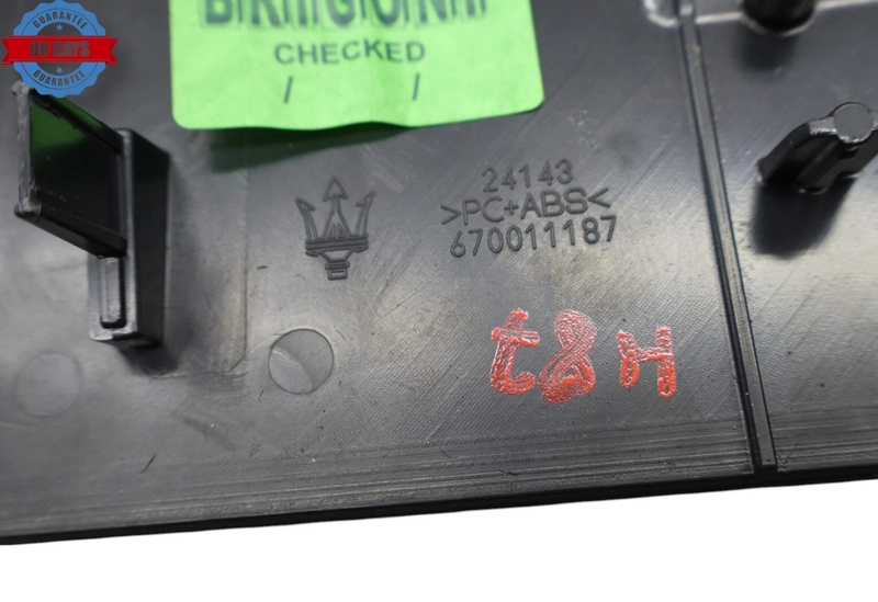 Load image into Gallery viewer, 14-17 Maserati Ghibli Front Center Console Gear Shifter Bezel Trim Black Oem
