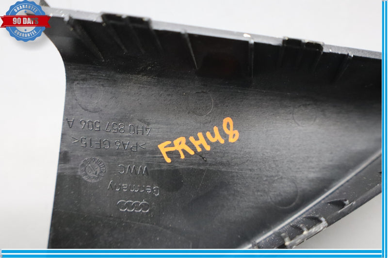 Load image into Gallery viewer, 11-18 Audi A8 Quattro S8 Front Right Side Interior Corner Window Cover Trim Oem
