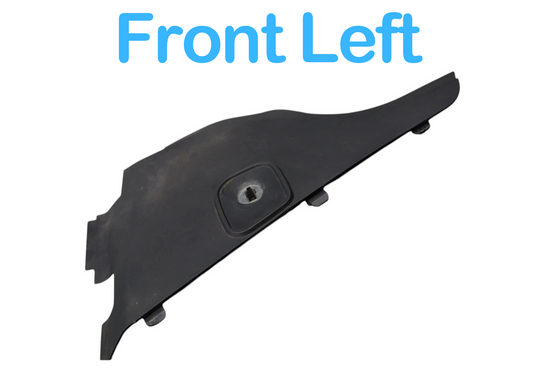 12-19 Mercedes GL550 GL450 Front Left Driver Side Cowl Panel Cover Black Oem