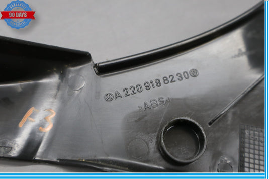 03-06 Mercedes S600 W220 Front Right Passenger Seat Lower Trim Finish Oem