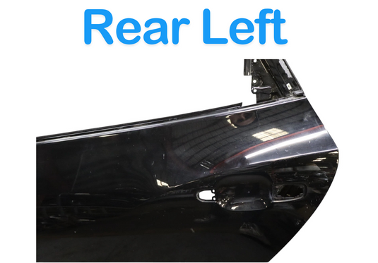 11-16 Hyundai Equus Rear Left Driver Side Door Shell Panel Black 77003-3N000 Oem