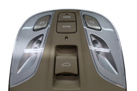 11-13 Hyundai Equus SIG Overhead Console Gray Dome Light Map Lamp Sunroof Oem