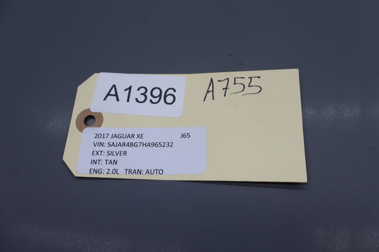 16-20 Jaguar XE Front Left Driver Side Exterior Door Handle FK72224A81AA Oem