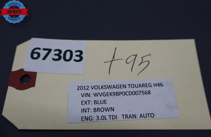 Load image into Gallery viewer, 11-14 Volkswagen Touareg Front Side Center Lower Bumper Grill 7P6853673 OEM
