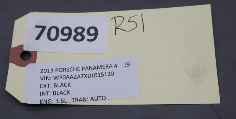 Load image into Gallery viewer, 10-16 Porsche Panamera 970 Front Left Driver Exterior Door Handle Black Oem
