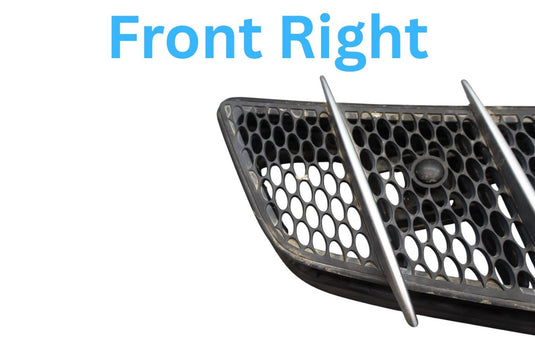 03-12 Mercedes R230 SL500 SL65 Front Right Passenger Hood Vent Grille Grill Oem
