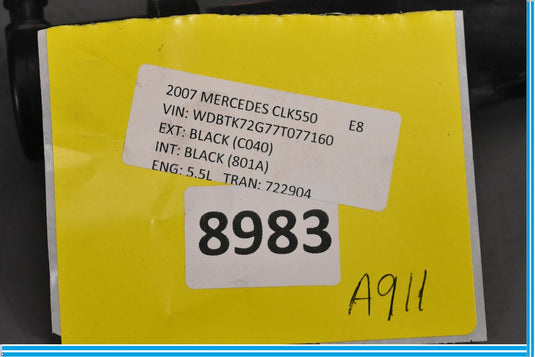03-09 Mercedes CLK550 W209 Right Side Headlight Washer Nozzle Pump Oem