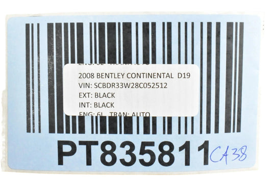 03-12 Bentley Continental Front Left Driver Lower Control Arm 3W0407151B OEM