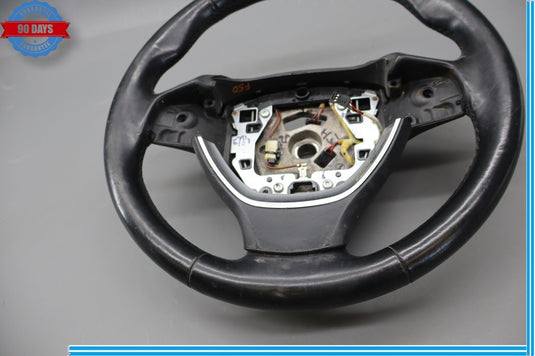 09-17 BMW 750Li 750Li xDrive Front Steering Wheel Leather Black Oem