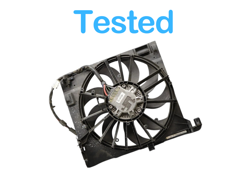 Load image into Gallery viewer, 10-19 Jaguar XJ XJL X351 Engine Motor Cooling Radiator Shroud Cover Fan Assy Oem
