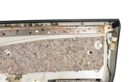 04-08 Cadillac XLR Left Driver Side Interior Door Panel Cover Trim Black Oem