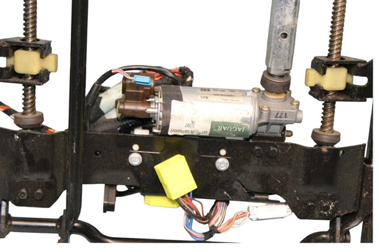 97-00 Jaguar X100 XK8 Front Left Driver Side Lower Seat Track Motor Frame OEM
